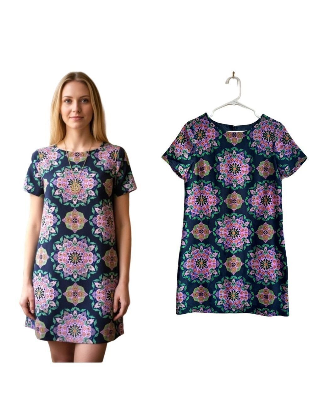 J CREW Mandala Shift Dress